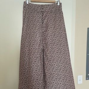 Free people silky maxi skirt